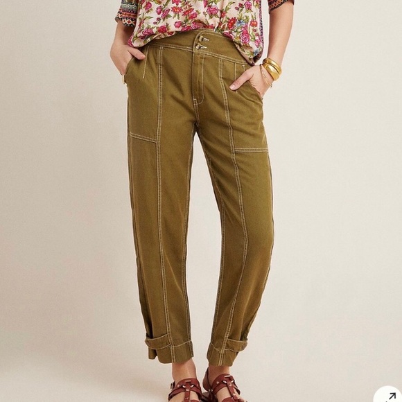 tapered utility trousers